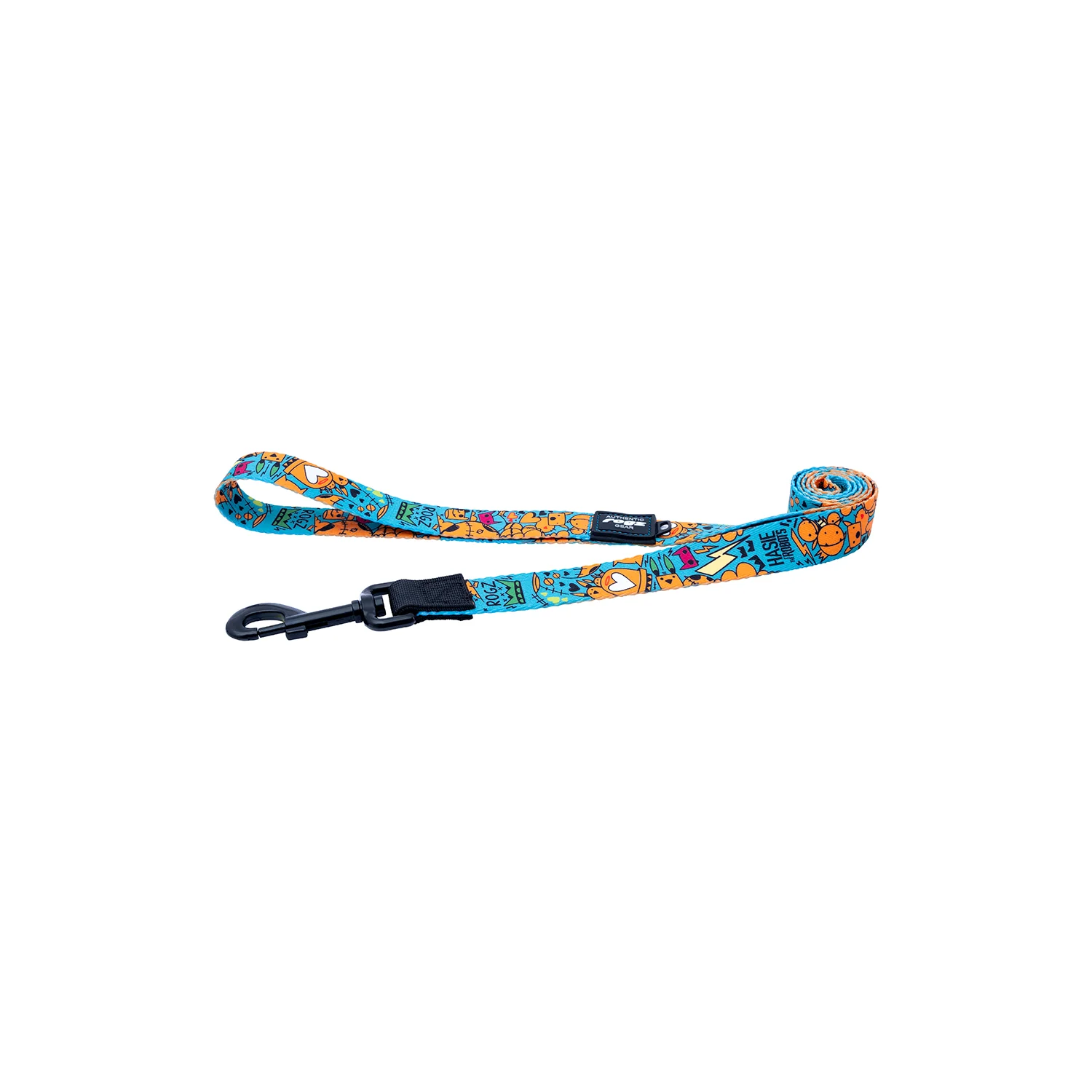 Correa Para Perro, Modelo Fusion De Rogz, Estampado Graffiti Azules. Talla S (8-14kg) - Image 4