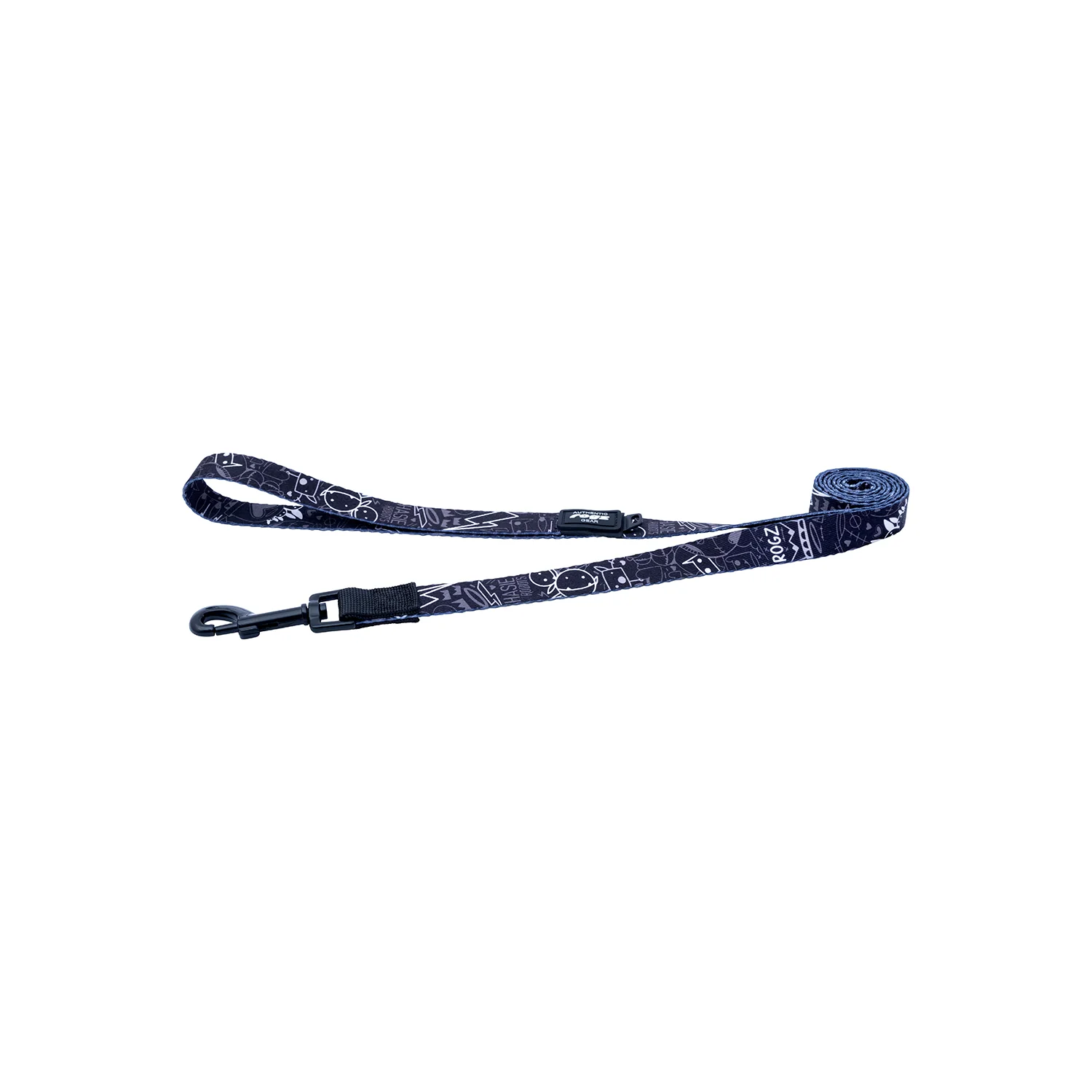 Correa Para Perro, Modelo Fusion De Rogz, Estampado Graffiti Negro. Talla Xl (39-64kg) - Image 3