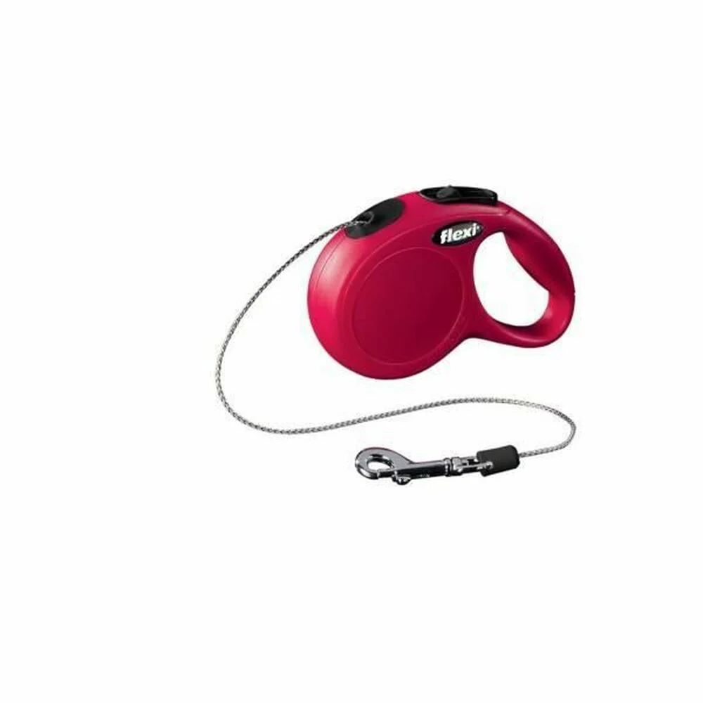 Correa Para Perros Flexi New Classic 8 M Rojo Talla S