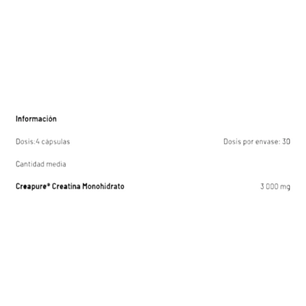 Creatine Creapure Capsules 120 Caps - Image 2