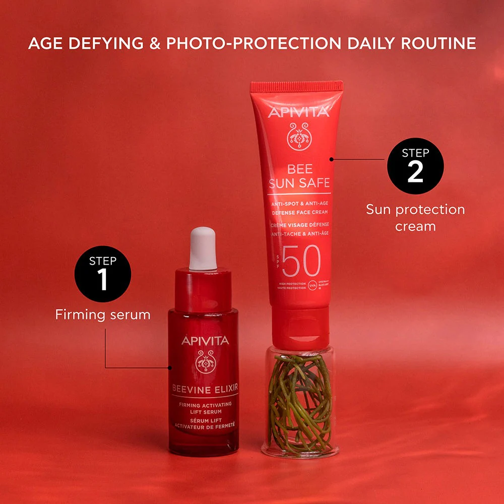 Crema Antiedad y Antimanchas SPF50 Bee Sun Safe Apivita 50 ml - Image 4
