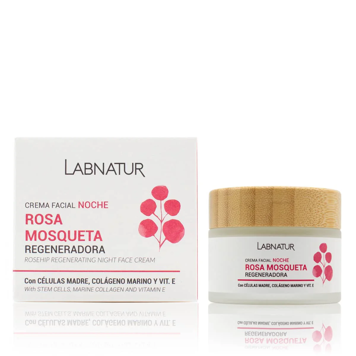 Crema Facial Rosa Mosqueta Noche 50 Ml | Regeneradora Intensiva | Anti-aging y Nutrición | Piel Firme y Reparada