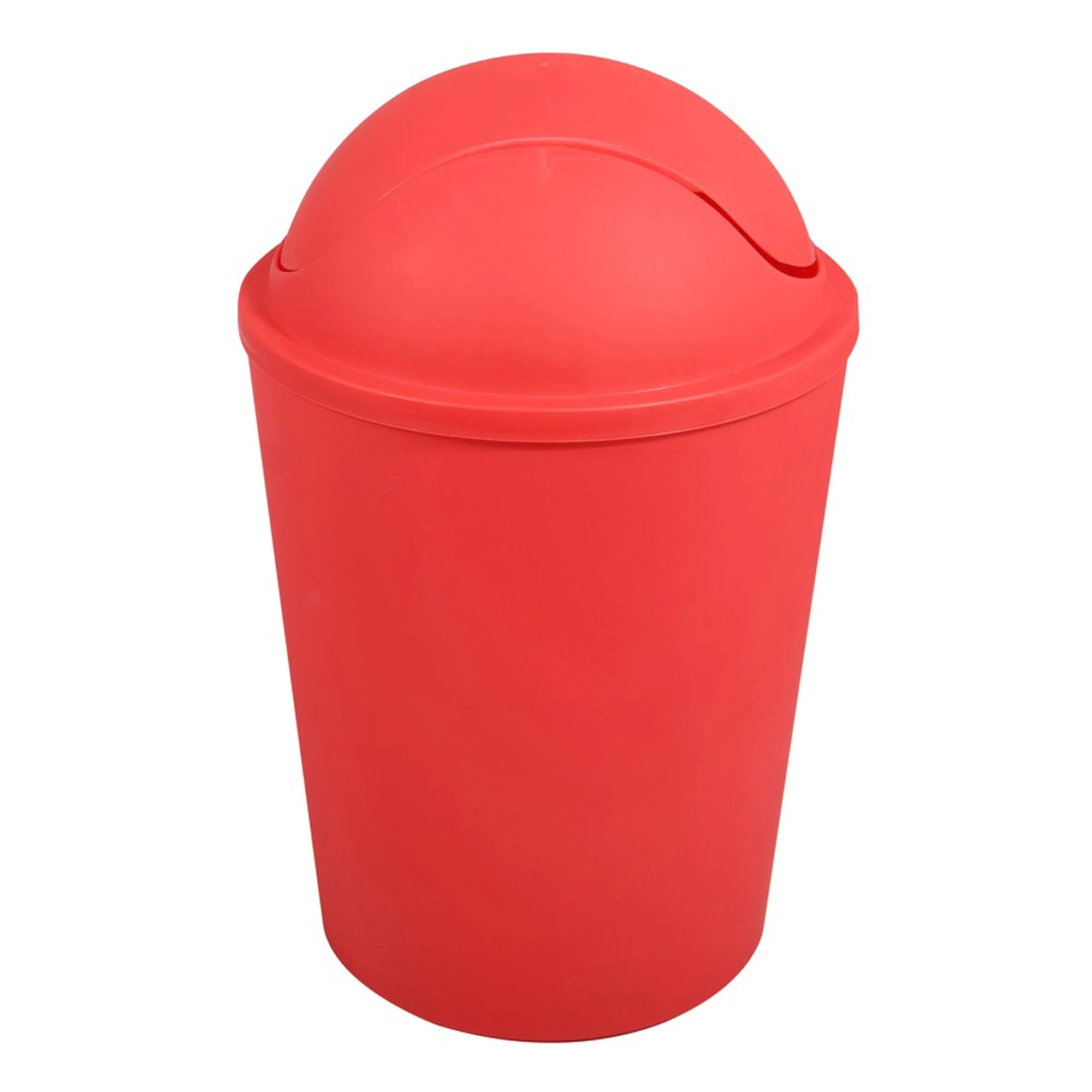 Cubo De Basura ako 5,5l Con Tapa Abatible Roja
