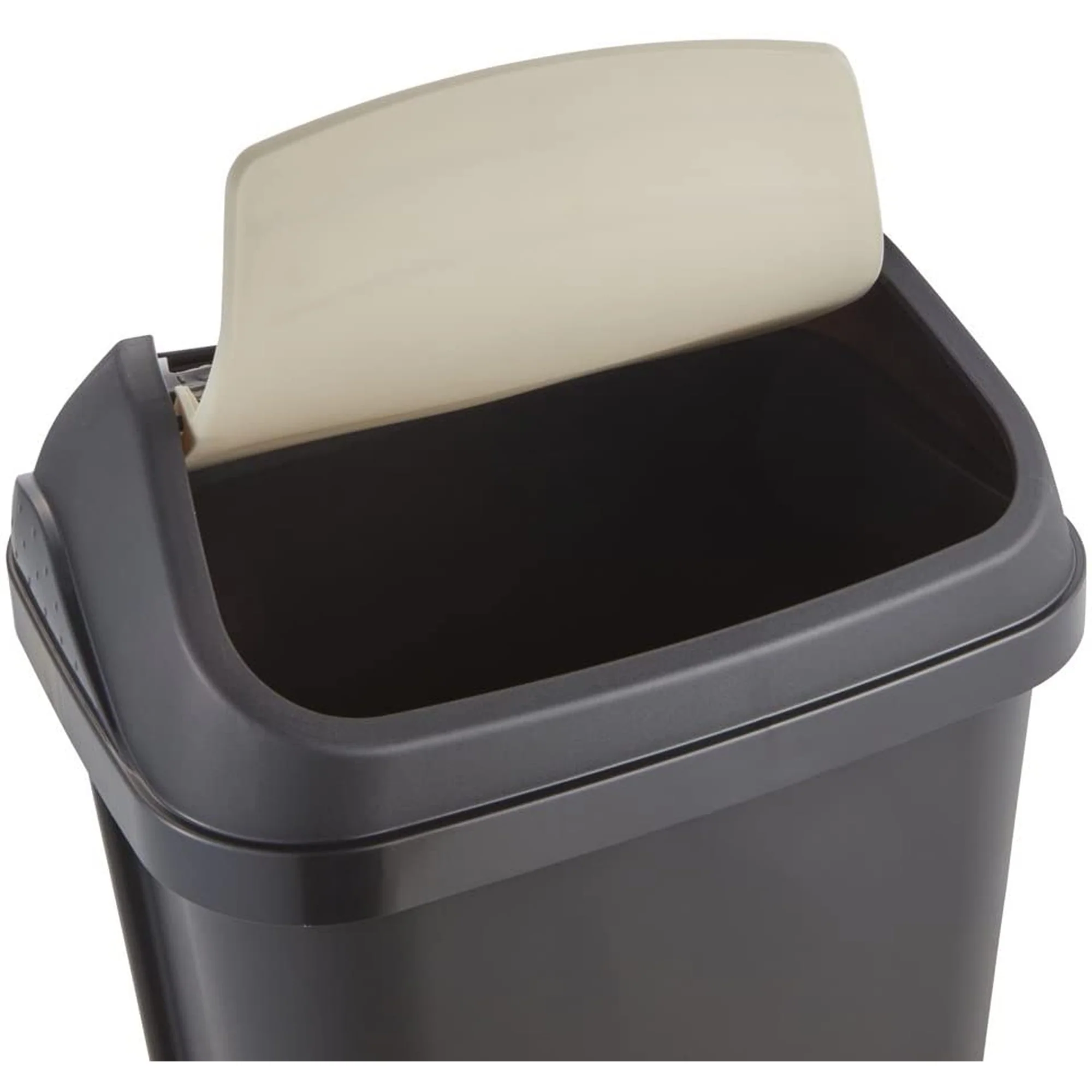 Cubo De Basura Con Tapa Basculante, 25 L, Swantje, Gris Grafito - Image 4