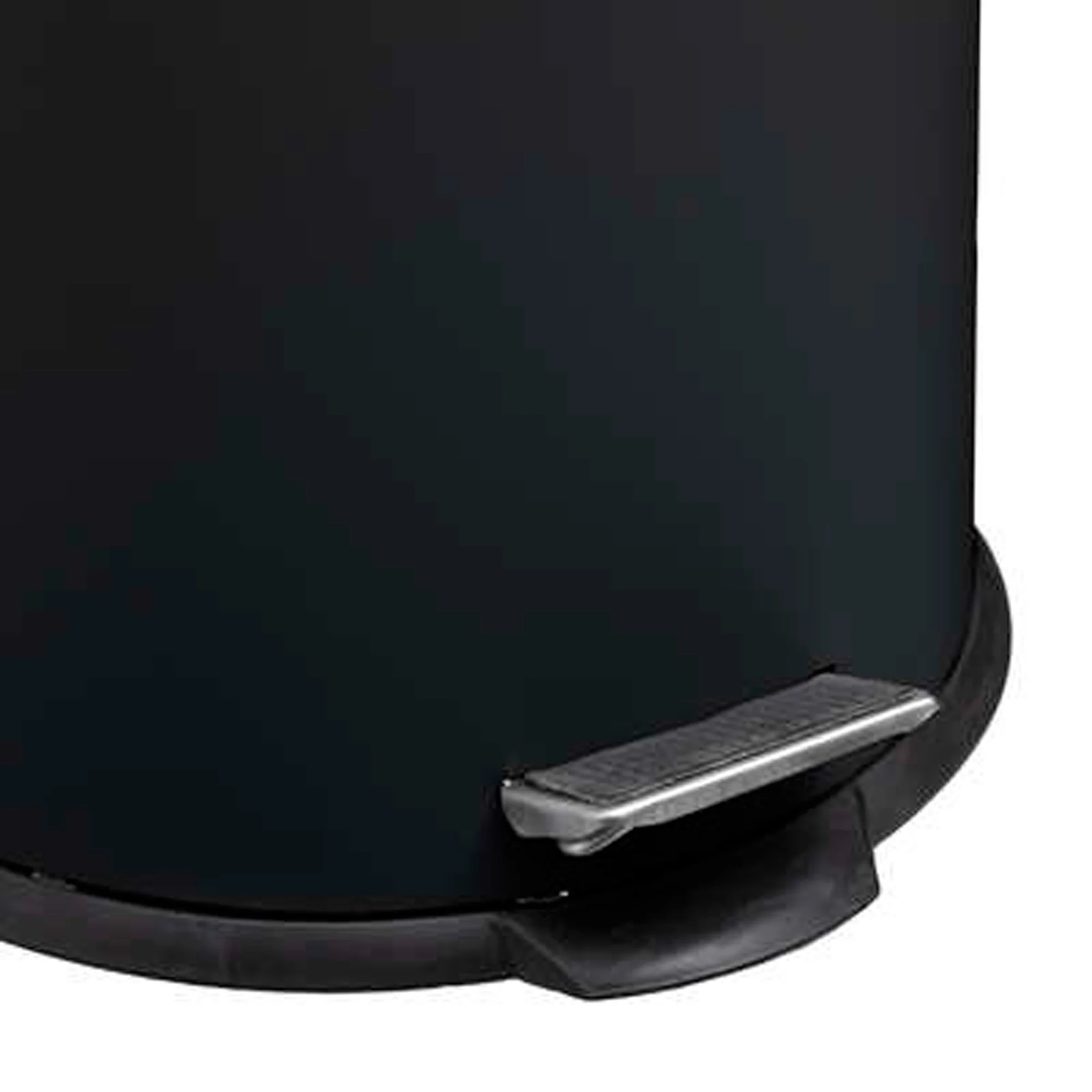Cubo Pedal 20l Con Tapa De Bambú Negro - Image 2