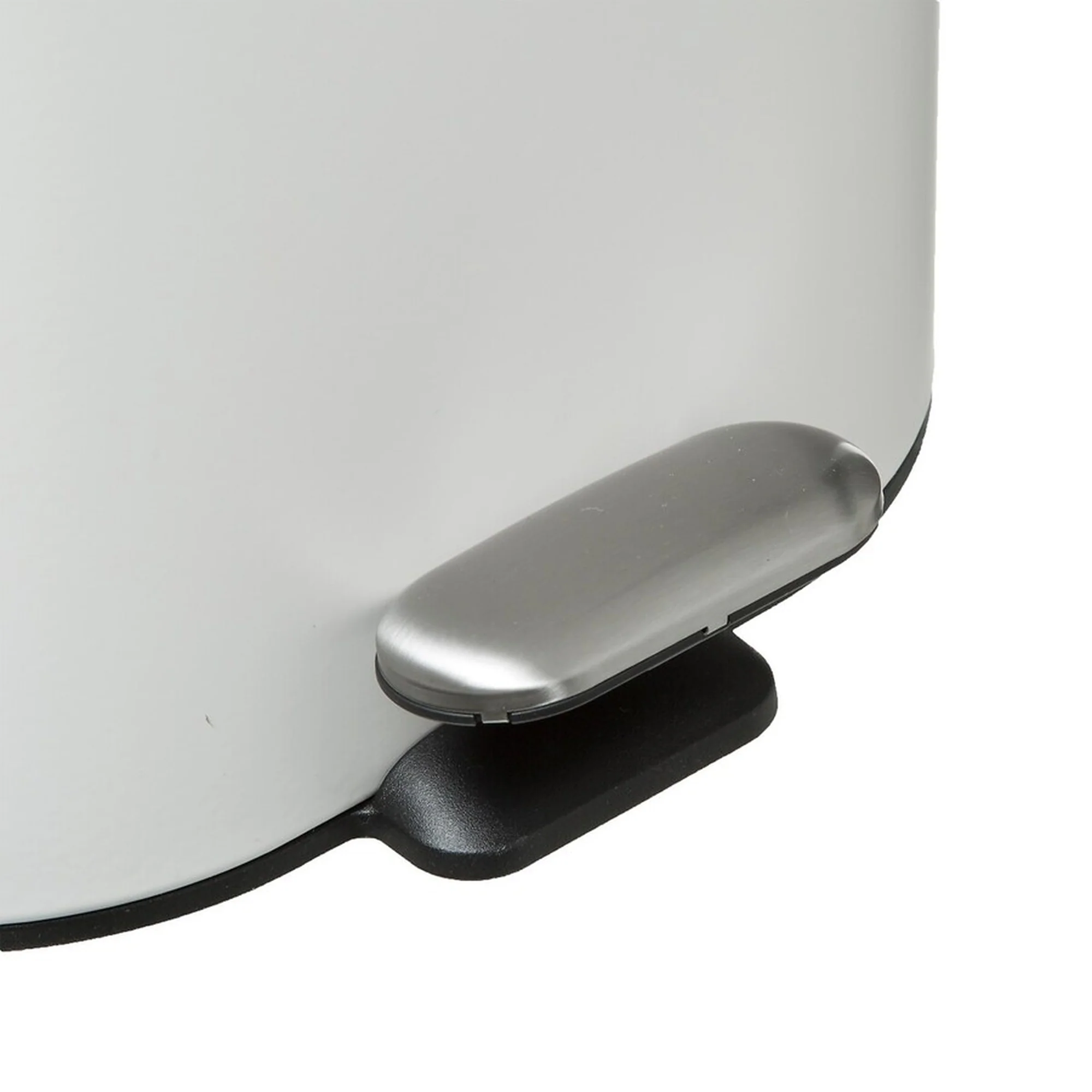 Cubo Pedal Acero Inoxidable Siliflex 6 L Blanco - Image 2
