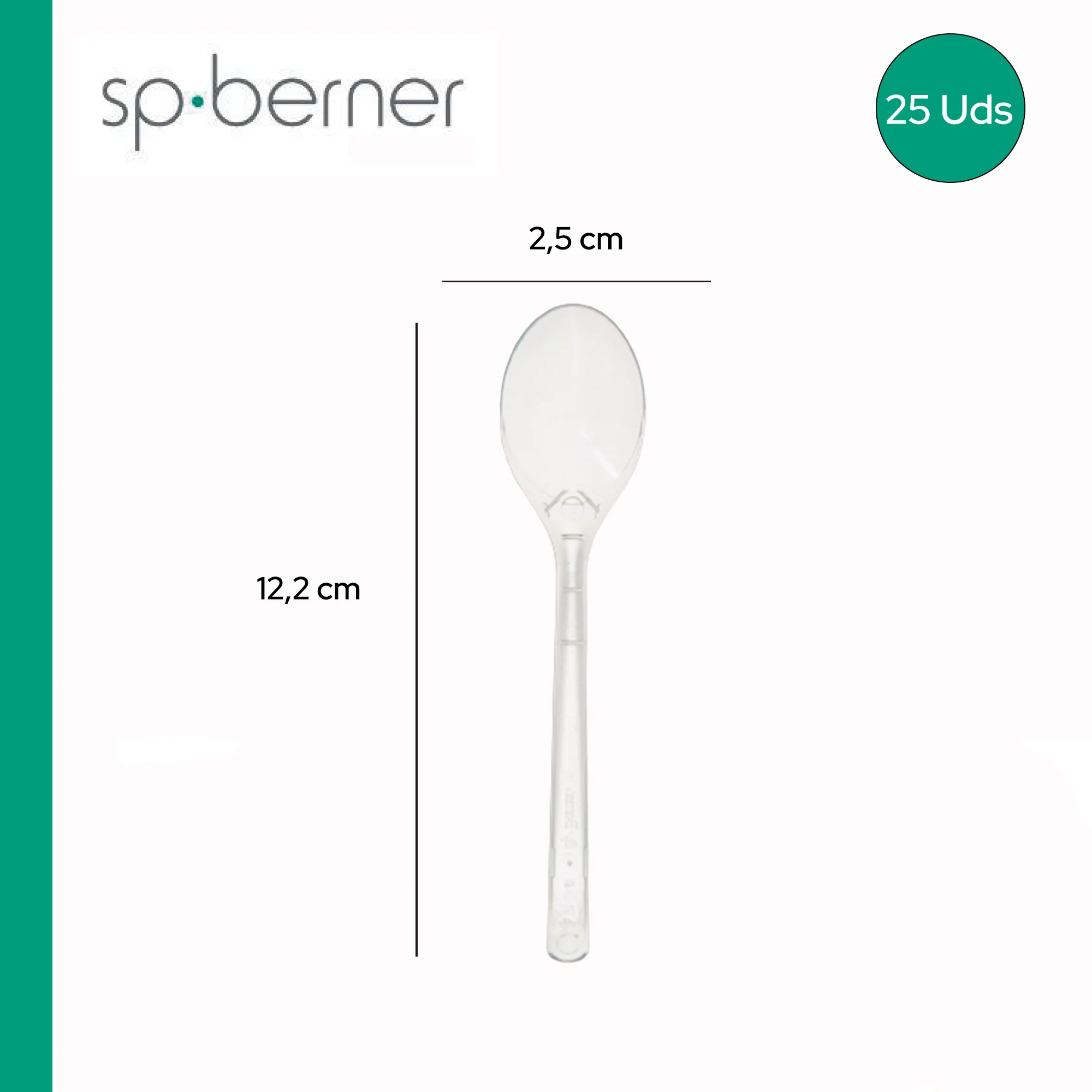 Cucharita De Postre Reutilizable (pack 25) - Image 2