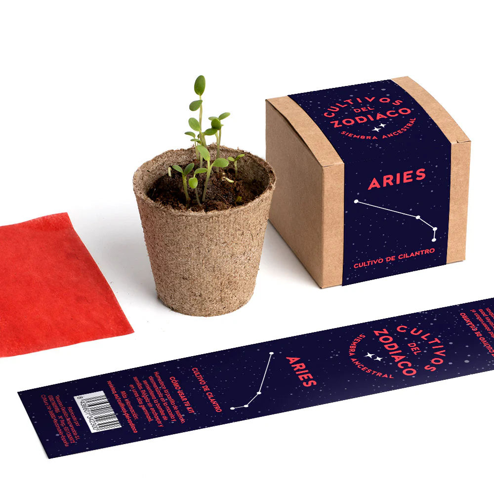 Cultivos Del Zodiaco – Aries | Kit De Cultivo Con Semillas De Cilantro - Image 5