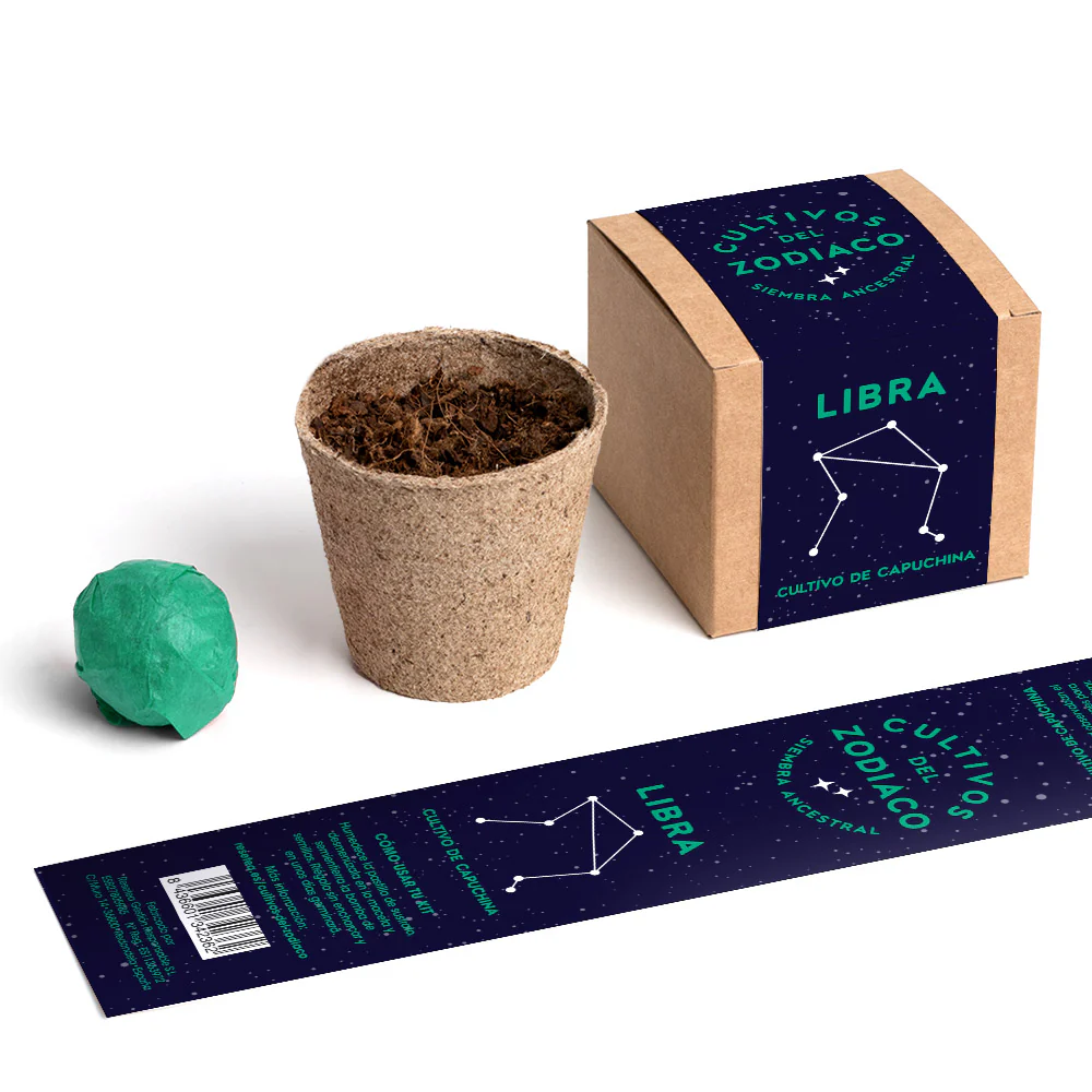 Cultivos Del Zodiaco – Libra | Kit De Cultivo Con Semillas De Capuchina - Image 3