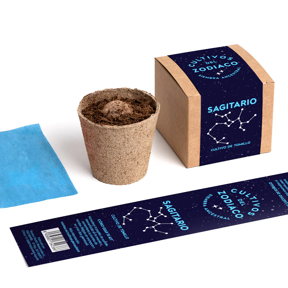 Cultivos Del Zodiaco – Sagitario | Kit De Cultivo Con Semillas De Tomillo - Image 4