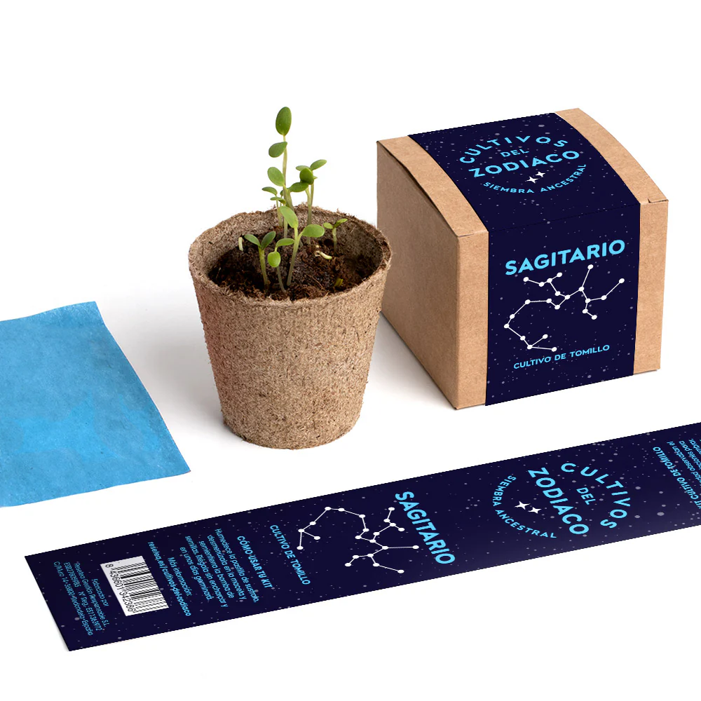 Cultivos Del Zodiaco – Sagitario | Kit De Cultivo Con Semillas De Tomillo - Image 5