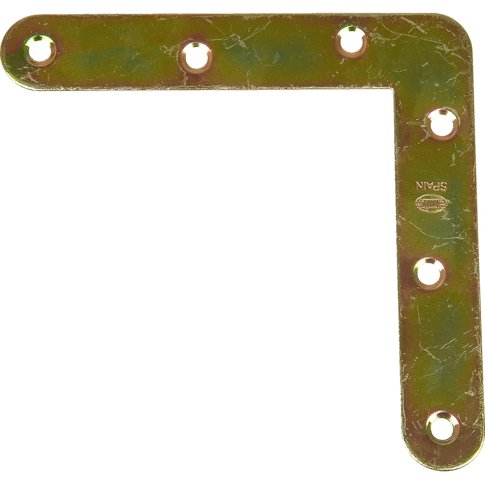 Escuadra Plana Bicromatada - 80 Mm - 100 Uds.