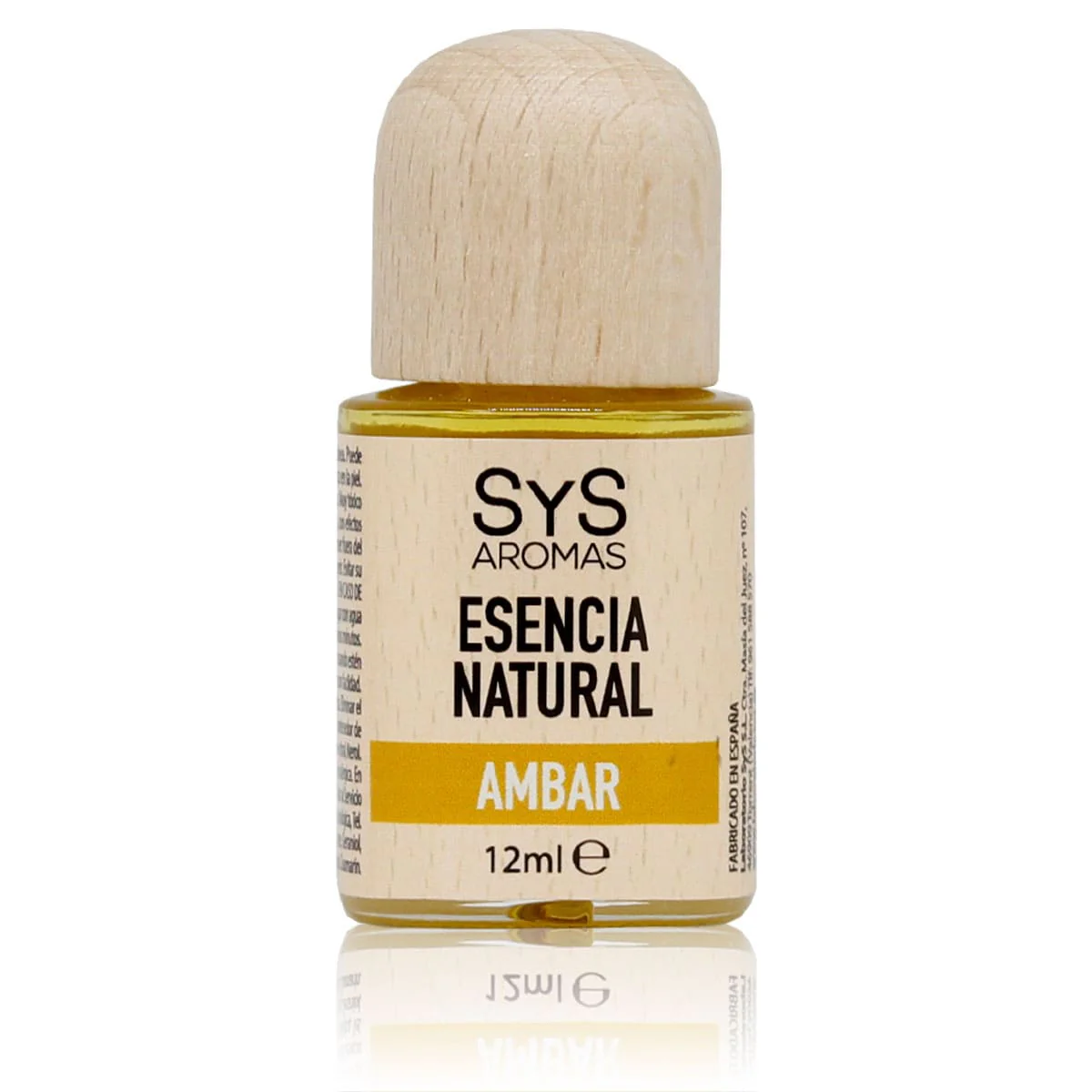Esencia Aromática Ámbar 12 ml | Aroma Cálido y Oriental | Perfume Concentrado | Uso en Difusores