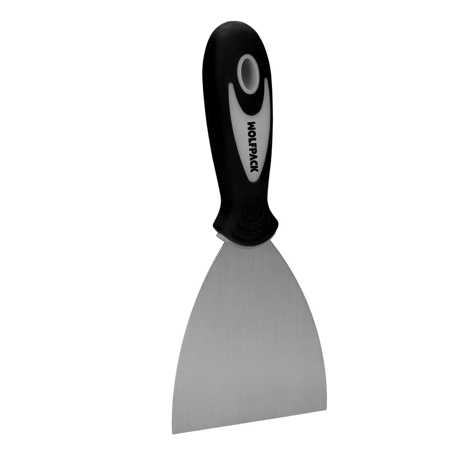 Espatula Acero Inoxidable Ancho 60 Mm. Con Mango De Goma Ergonomico, Espatula Pintor, Espatula Masilla, Paletina, Paleta Rascar