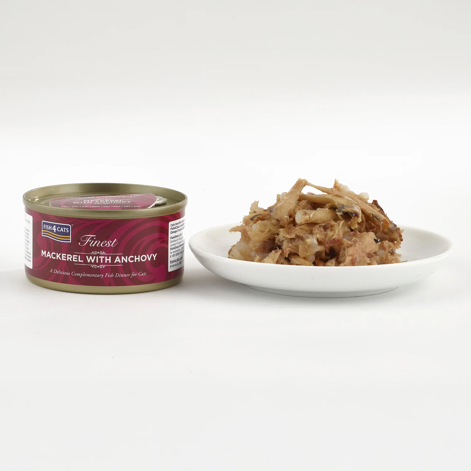 Fish4cats Filete Para Gato – Caballa Con Anchoas 70 G (pack De 10) - Image 2
