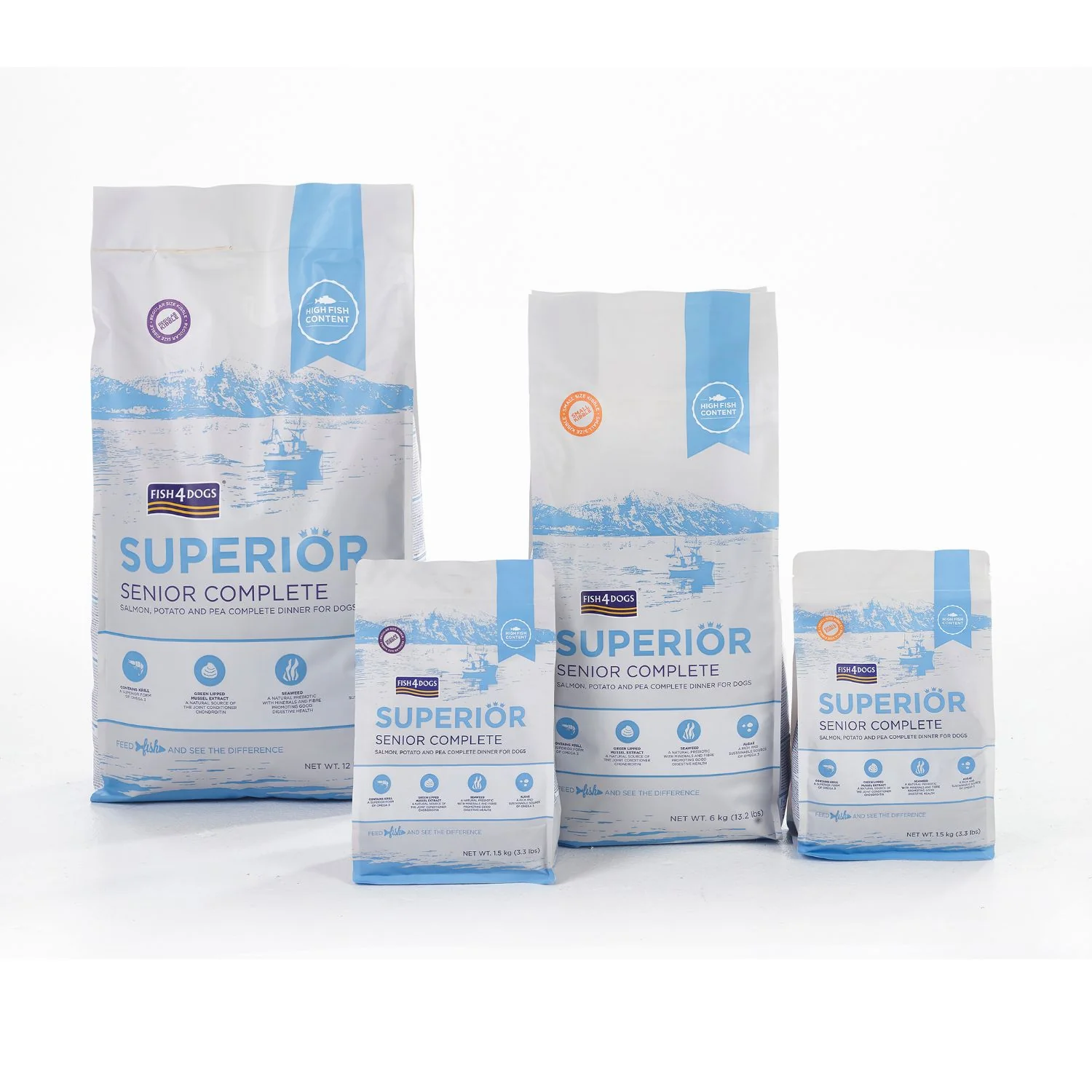 Fish4dogs Pienso Senior Premium Salmon Xs/s 6kg - Image 3