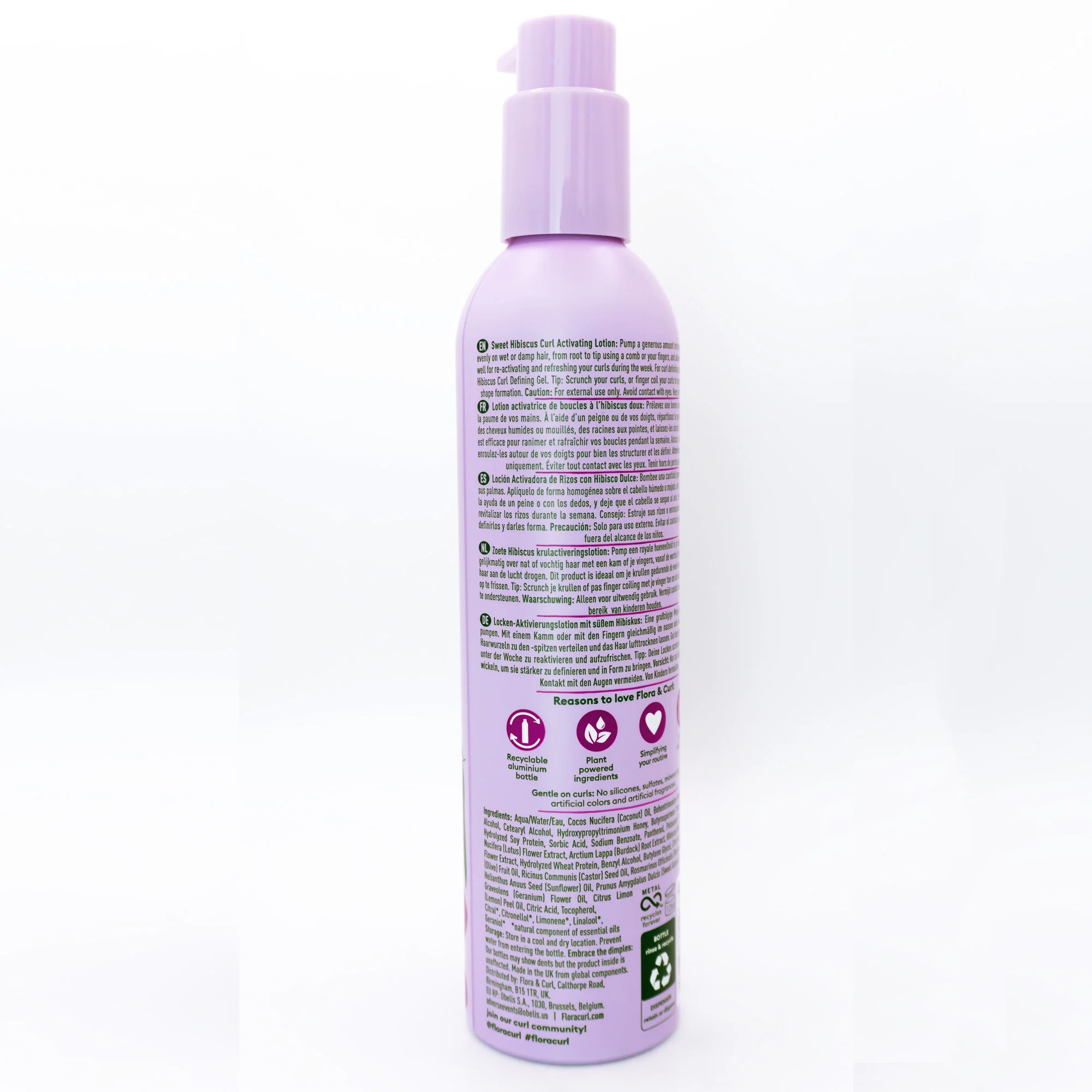 Flora And Curl Sweet Hibiscus Curl Activating Lotion 300ml - Image 2