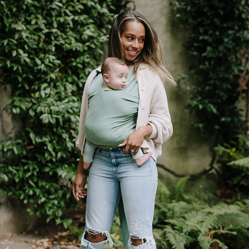 Fular Elástico Portabebé, Boba Wrap Sage Green - Image 2