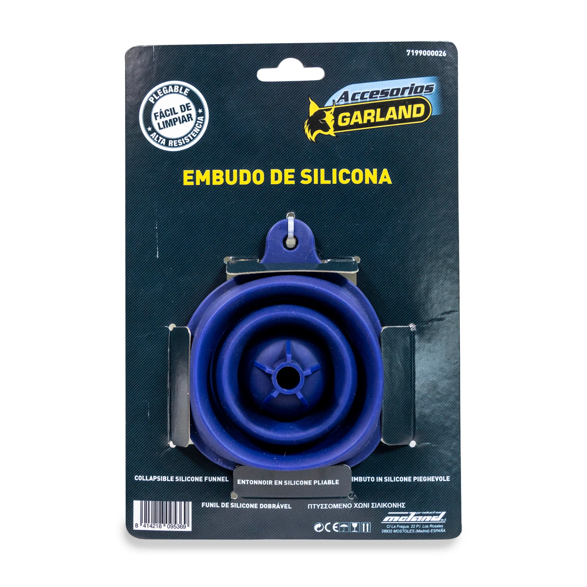 Garland 7199000026 Embudo De Silicona Plegable, Ligero