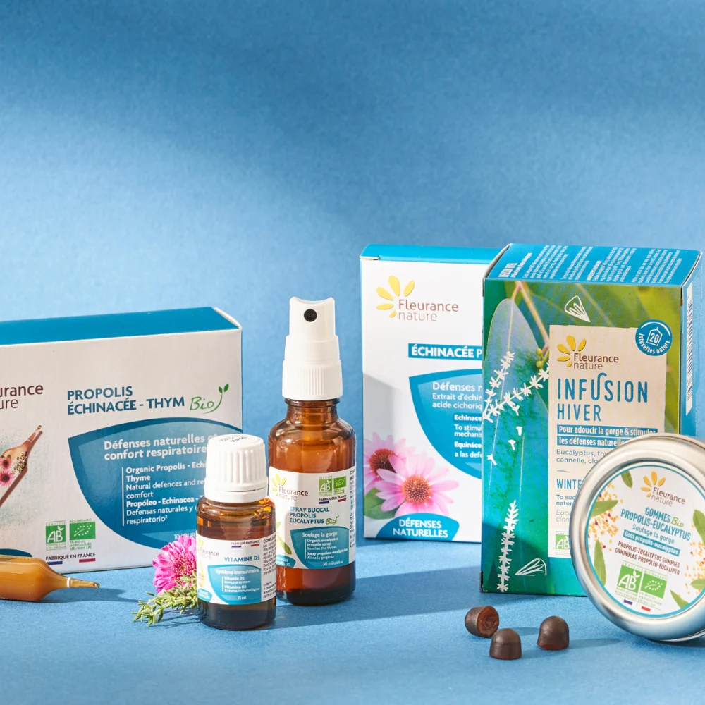 Gominolas Propóleo Eucalipto Eco Fleurance Nature 35g - Image 3
