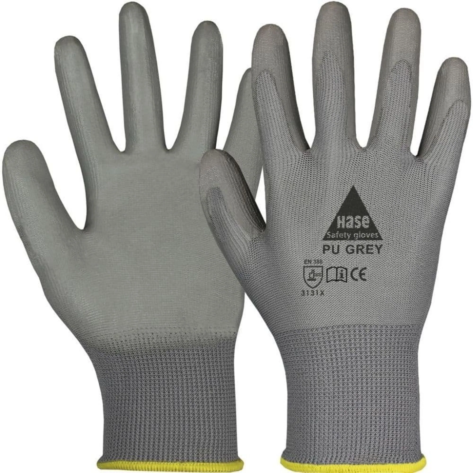 Guantes De Trabajo, Montaje Pu Grises Talla 7
