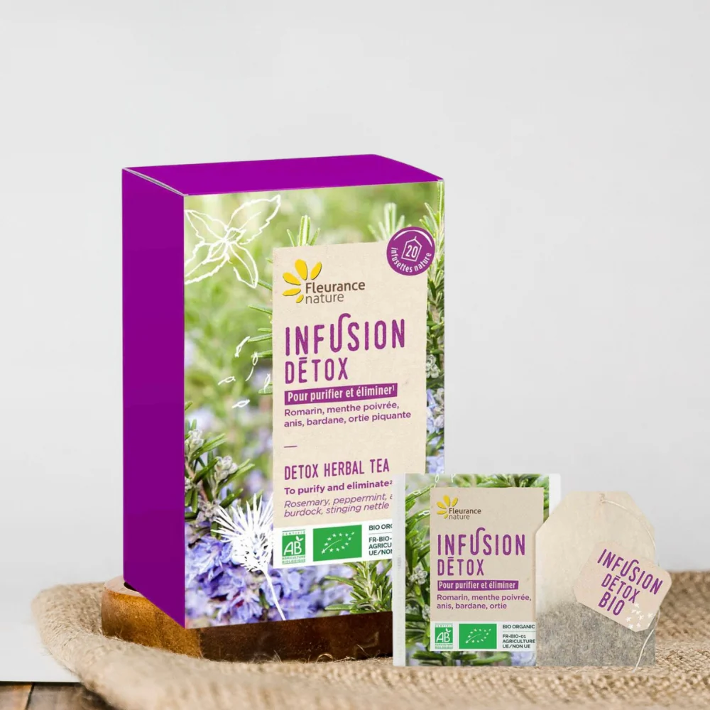 Infusión Detox Eco Fleurance Nature 20 Bolsitas De 1,5g - Image 2