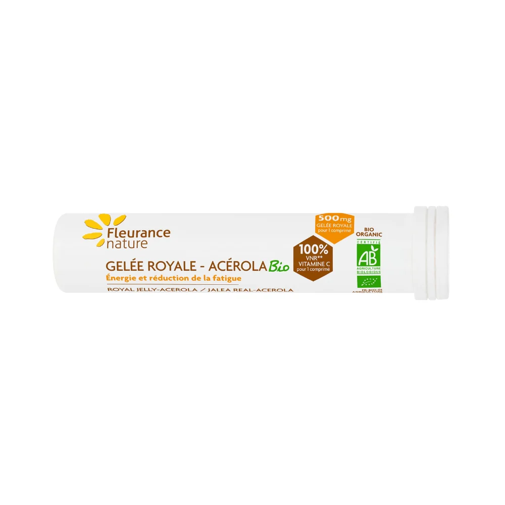 Jalea Real Acerola Eco Fleurance Nature 15 Tabletas Masticables