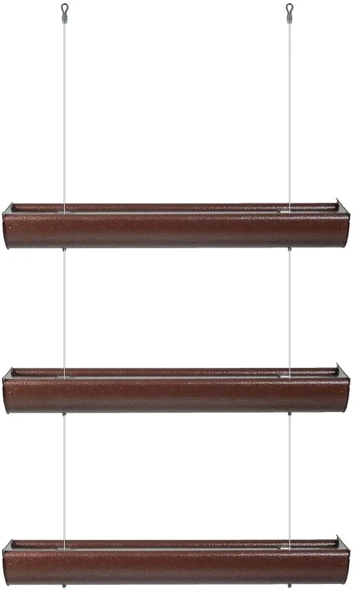 Juego De 3 Cajas De Flores, Colgantes, Longitud 75 Cm Bronce - Image 2