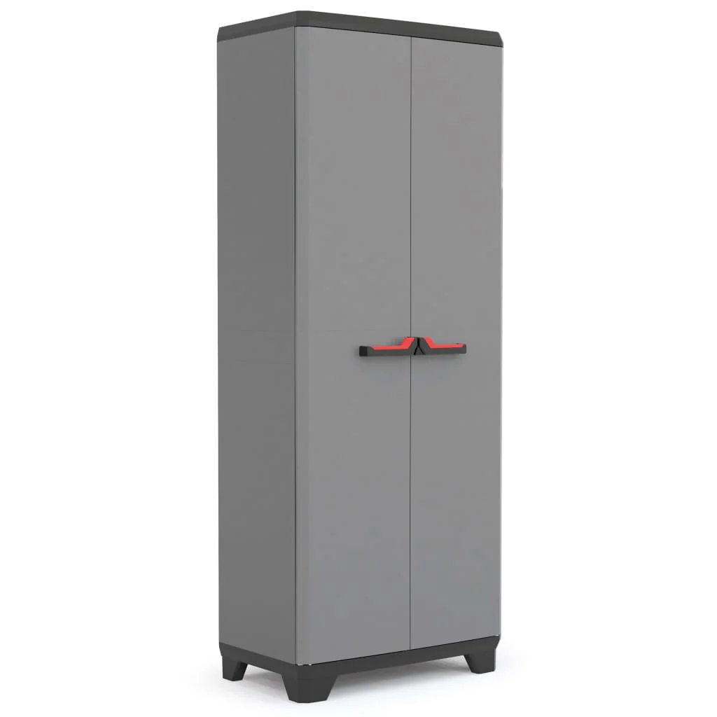 Keter Armario De Almacenaje Multiusos Stilo Gris Y Negro 173 Cm