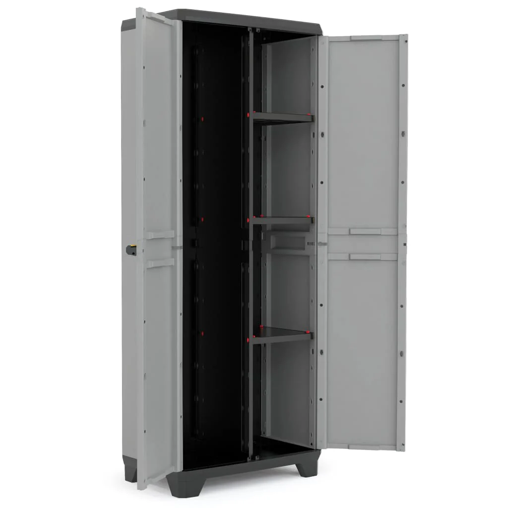 Keter Armario De Almacenaje Multiusos Stilo Gris Y Negro 173 Cm - Image 2