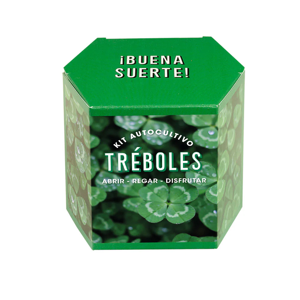 Kit De Autocultivo De Tréboles | Cultiva Tu Propio Símbolo De Buena Suerte En Casa