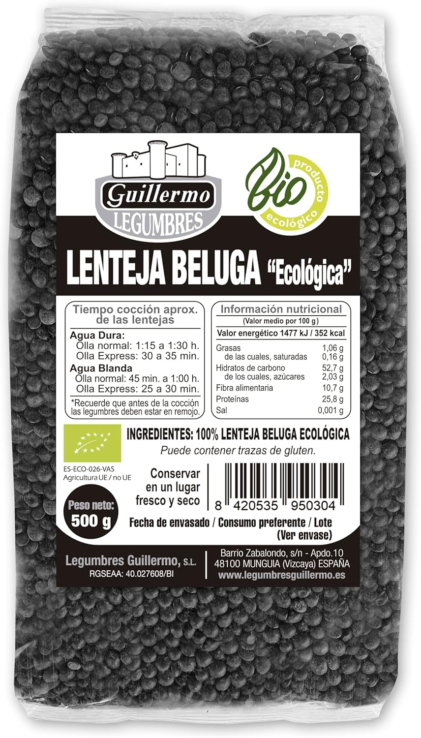 Lenteja Beluga Bio - 500 G