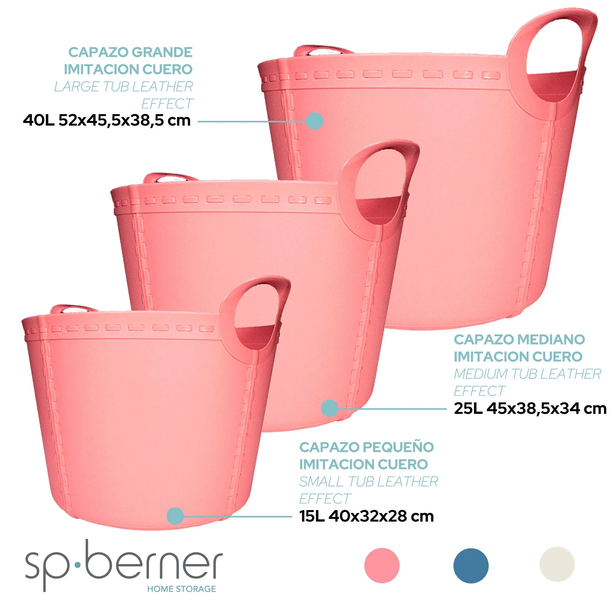 Life Story Cesto Craft Medium 25l Rose - Image 3