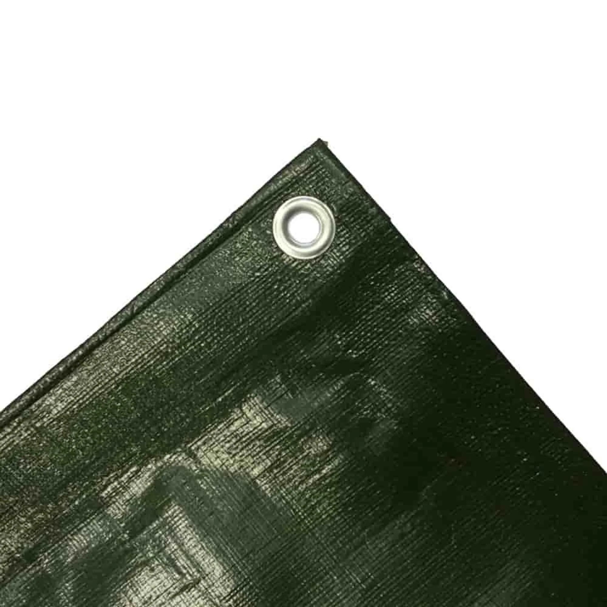 Lona De Protección 10x10m (100m²) Verde 280 G/m²