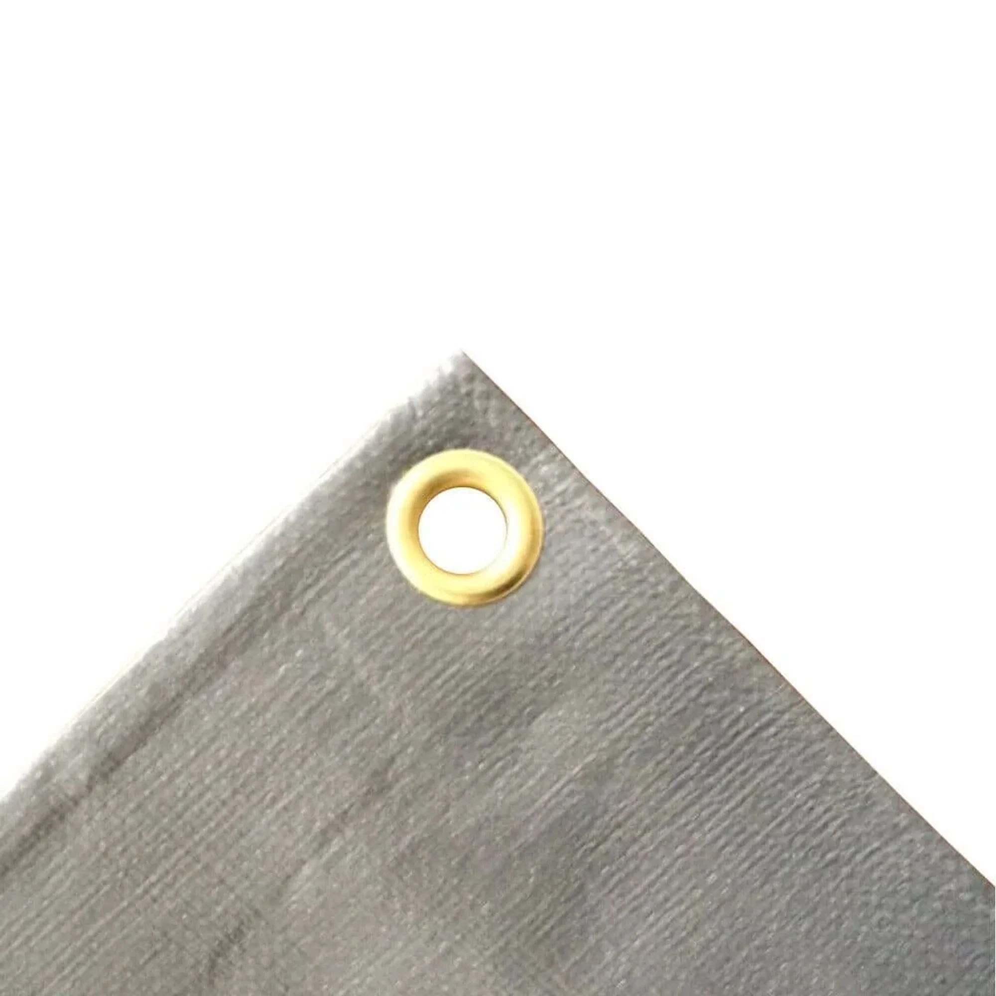 Lona Impermeable 280g/m², 4x6m (24m²), Gris, Lona Para Cubrir Resistente, Multiusos, Con Ojales
