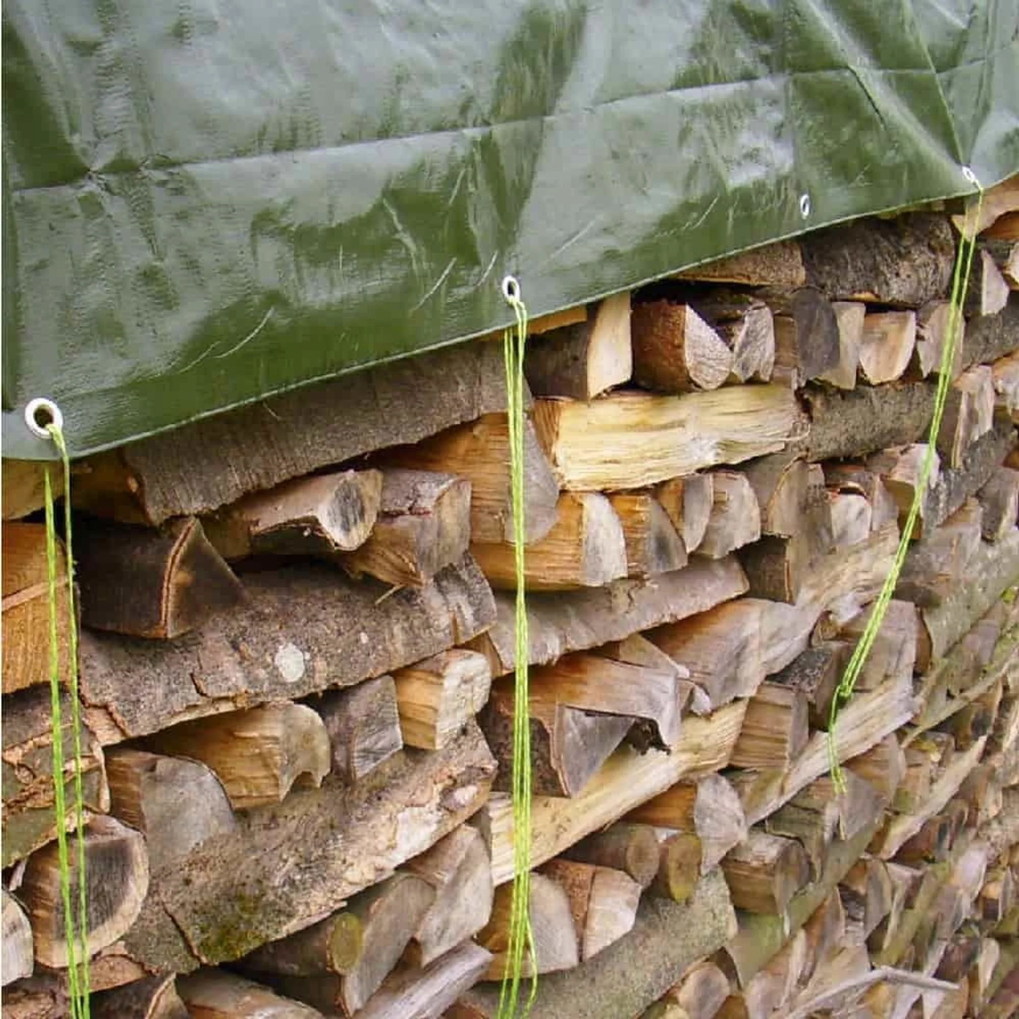 Lona Impermeable 3x5m, Verde, 210g/m², Resistente Y Multiusos - Image 2