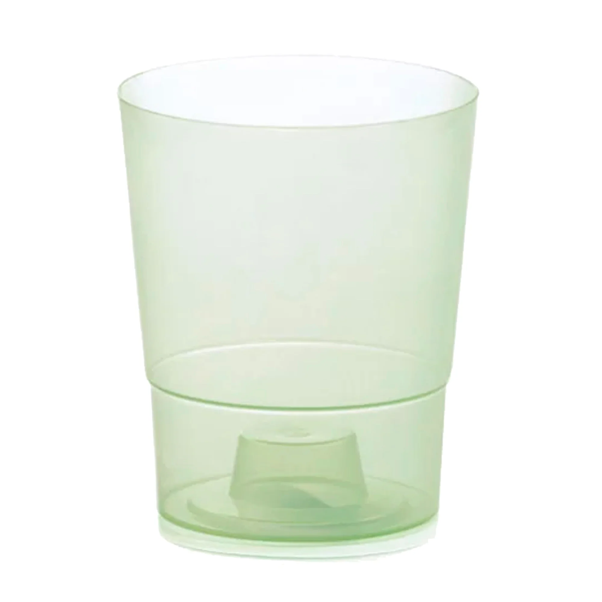 Maceta Coubi Orchid 1,1l., Dimensiones (mm) 125x125x147, Color Verde Transparente