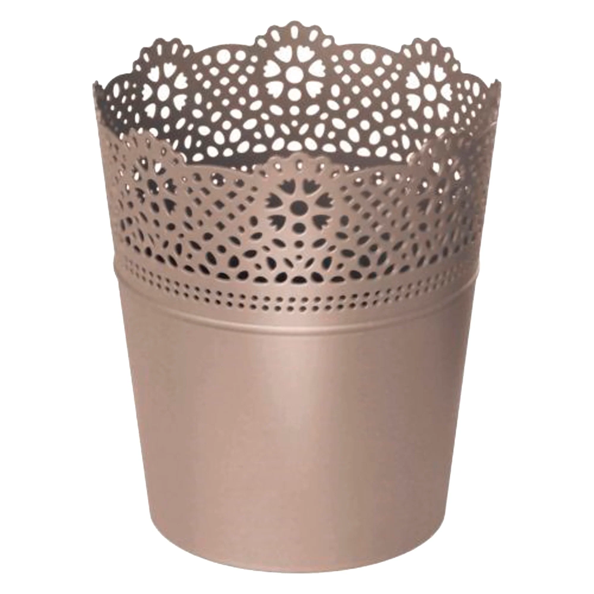 Maceta Lace , Dimensiones (mm) 180x180x210, Color Mocca