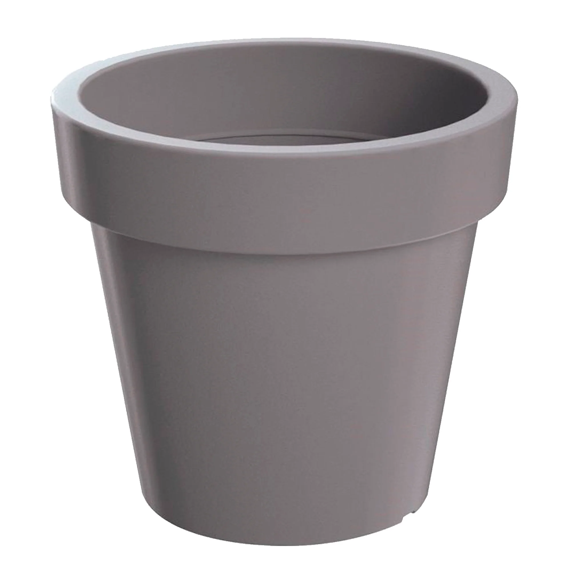 Maceta Lexo Round 212l., Dimensiones (mm) 800x800x740, Color Gris Piedra