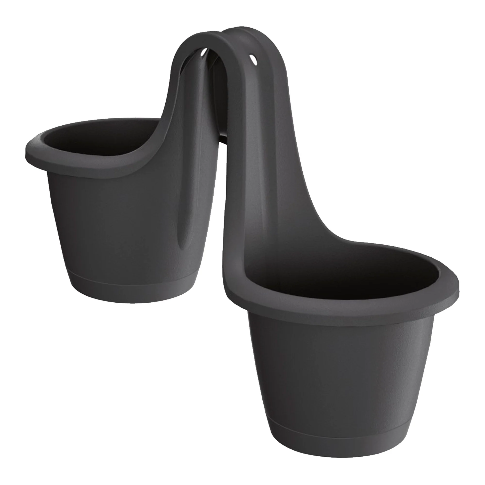 Maceta Respana Railing 13l., Dimensiones (mm) 398x298x209, Color Antracita