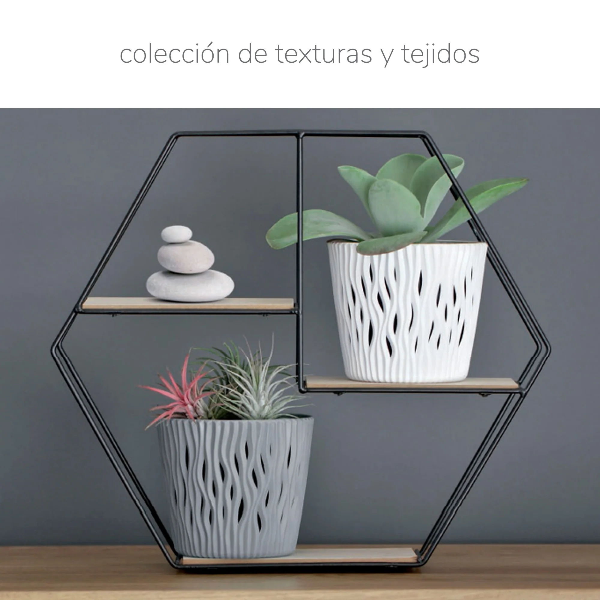 Maceta Sandy P, Dimensiones (mm) 282x282x260, Color Crema - Image 2