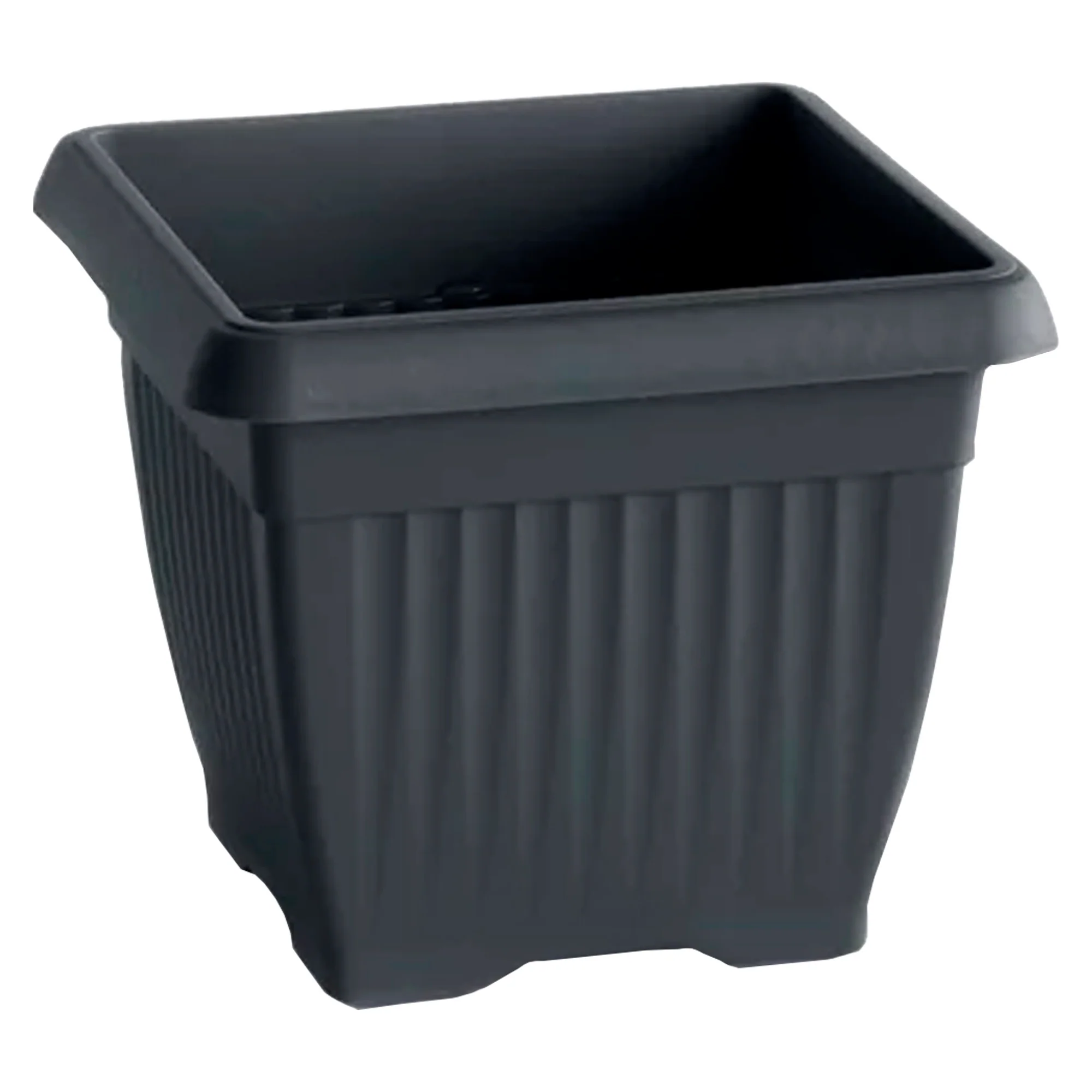 Maceta Terra 25,2l., Dimensiones (mm) 370x370x300, Color Antracita
