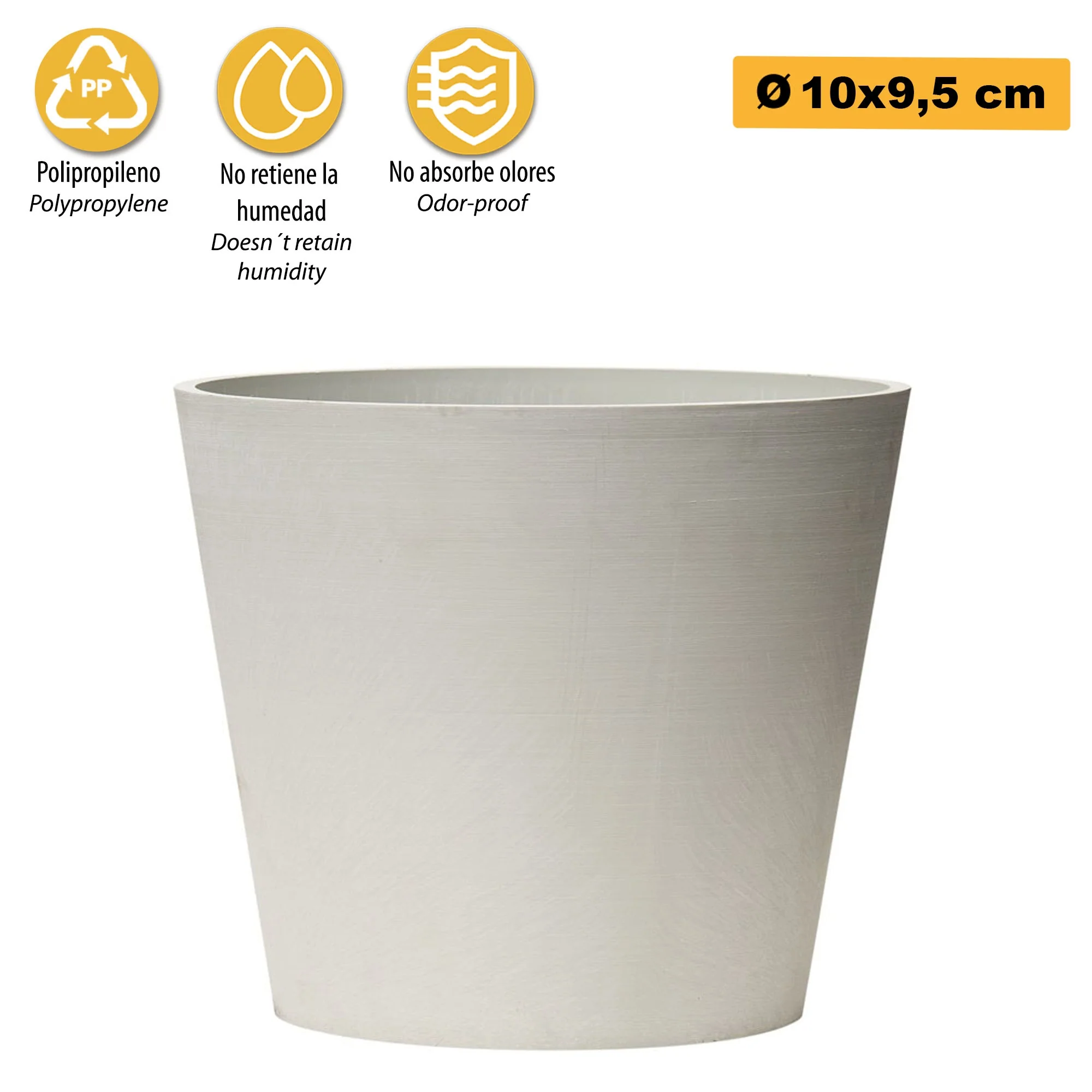 Maceta Tipo Cono Truncado Ø 10 Cm - Image 3