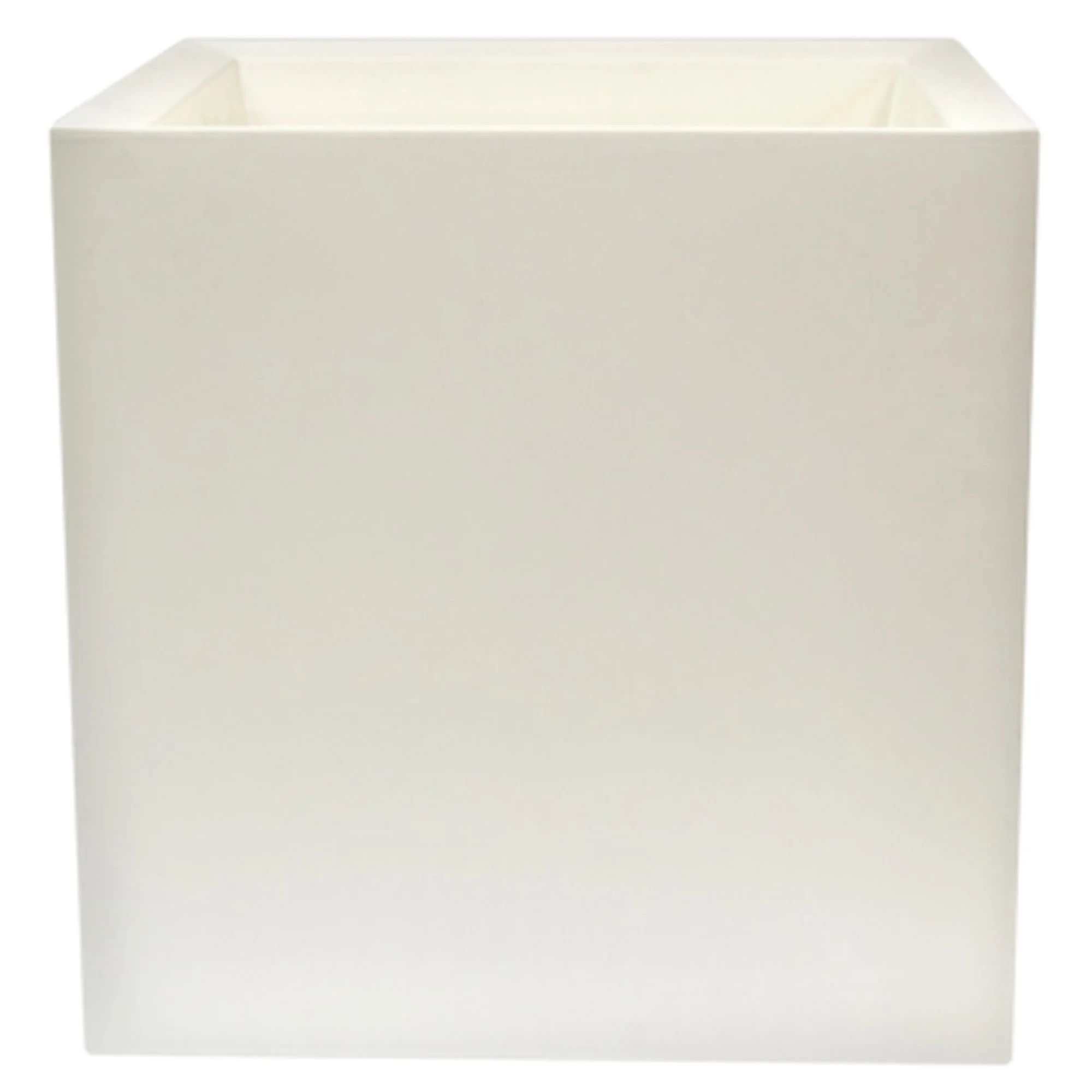 Macetero De Polietileno Blanco 40x40 Cm
