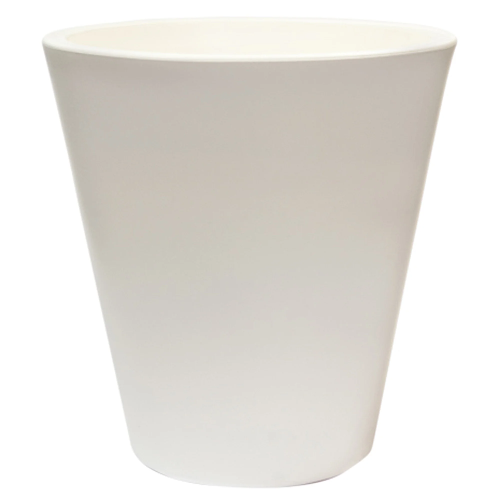 Macetero De Polietileno Blanco 50x50 Cm