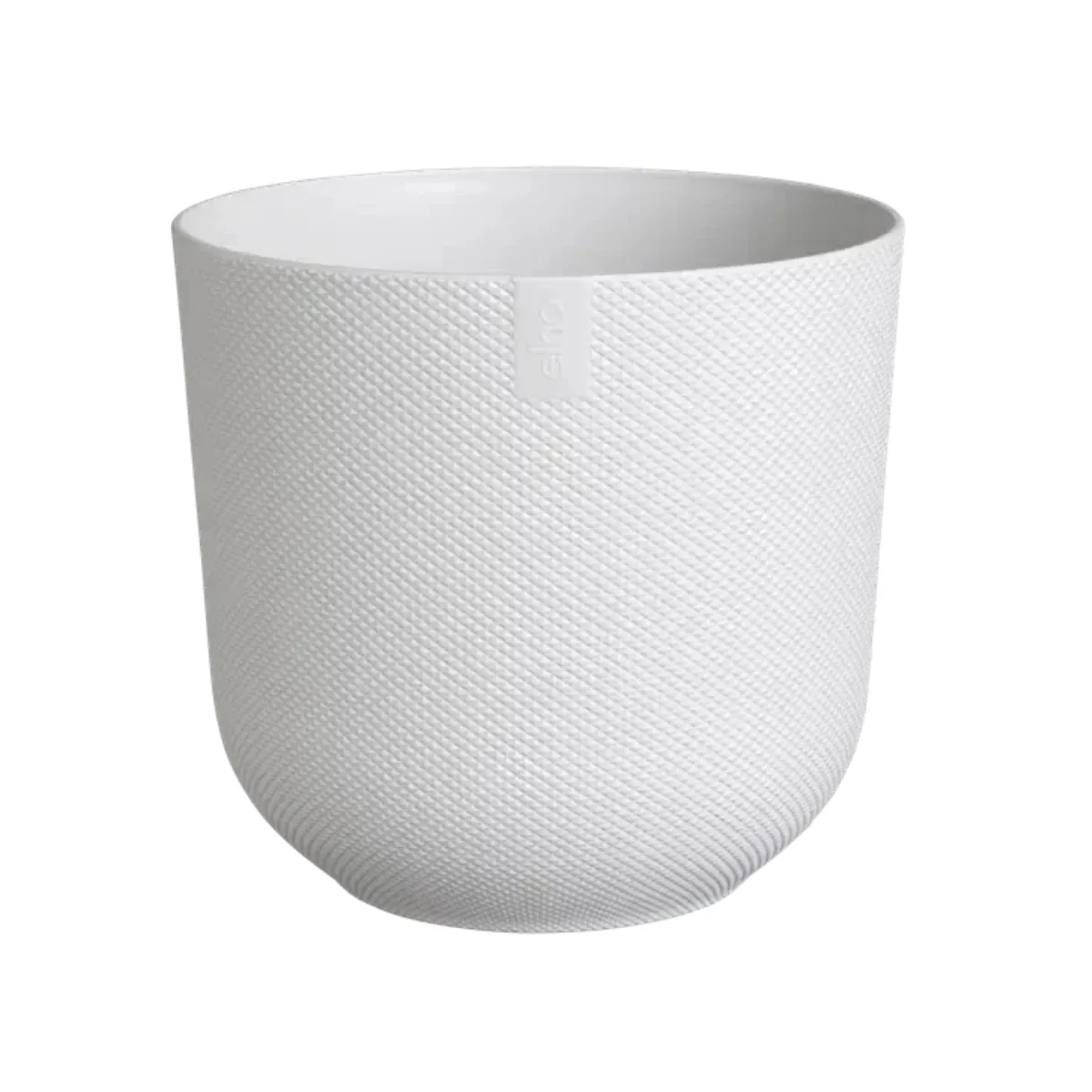 Macetero jazz round silky white Elho 26 cm