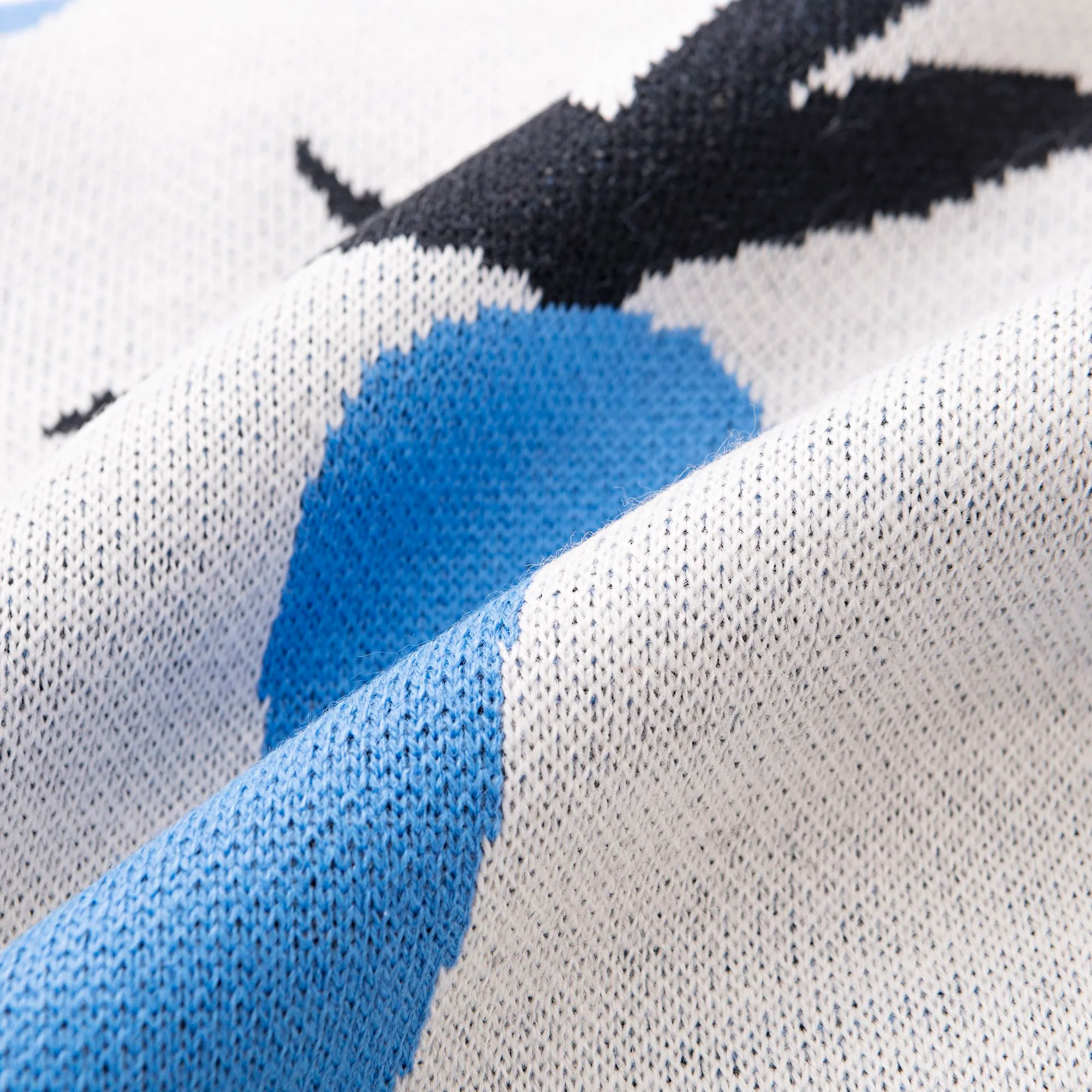 Manta 140x190cm 100% Acrilico 1000gr Zanahoria Azul Benetton - Image 5