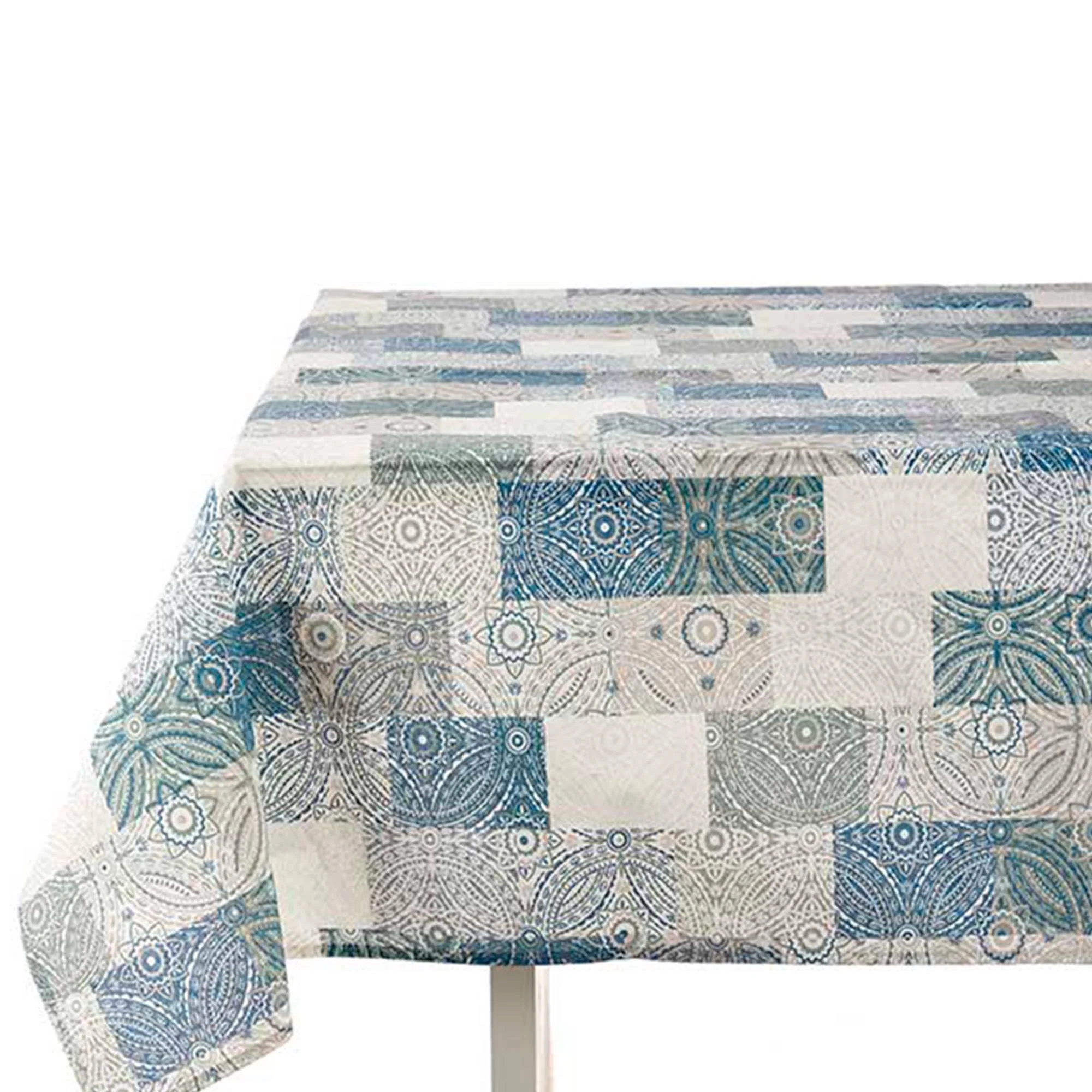 Mantel Loneta Antimanchas 140x180cm Azul Colección Kinvara