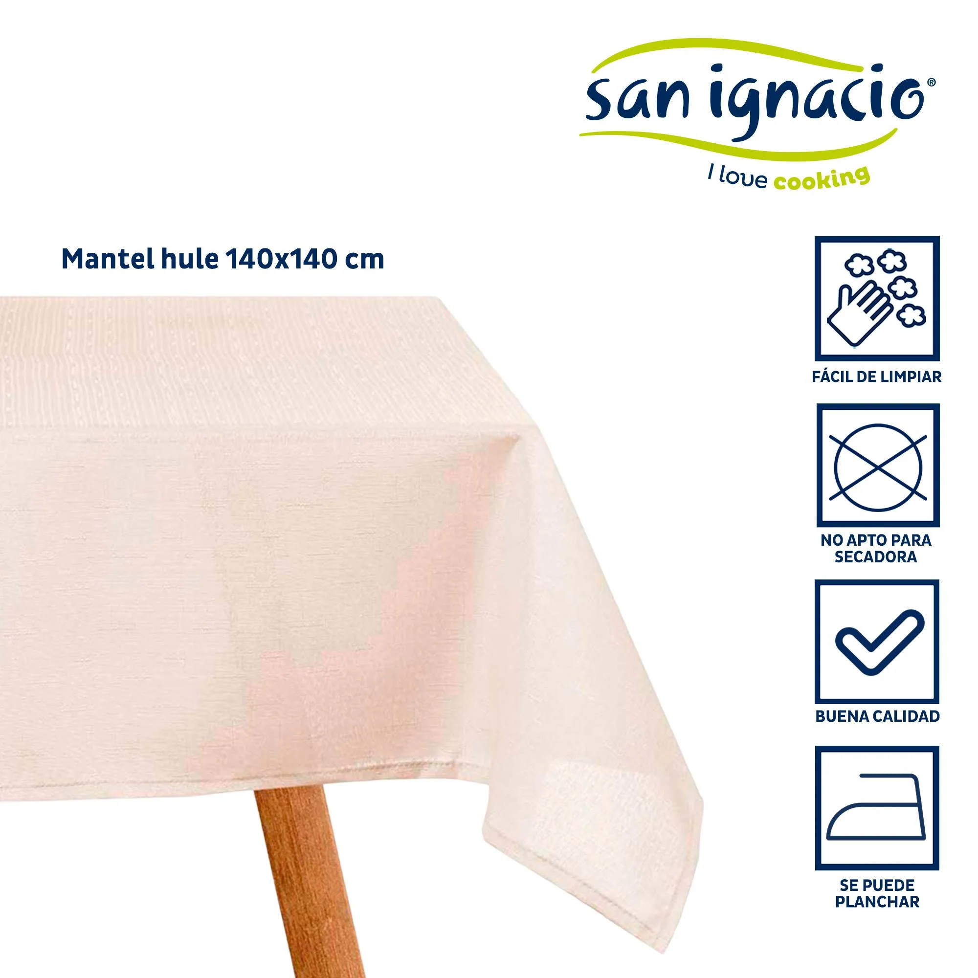 Mantel Poliester 140x140cm Perla Colección Kinvara - Image 2