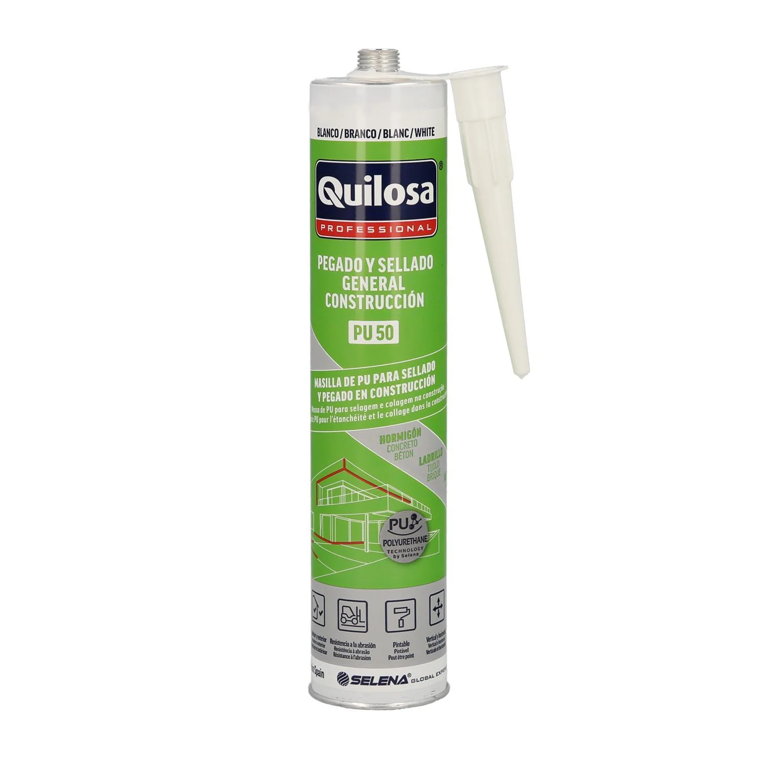 Masilla Poliuretano Blanca Cartucho 300 Ml.